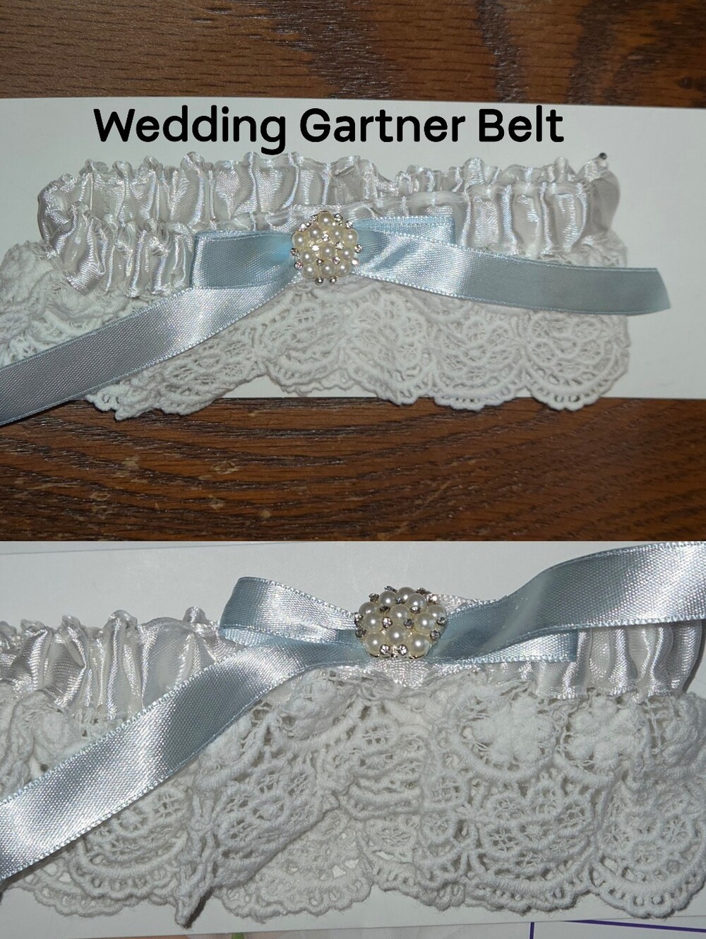 Simplicity Save The Date Lacy Garter Belt Something Blue Pearl Wedding Bridal